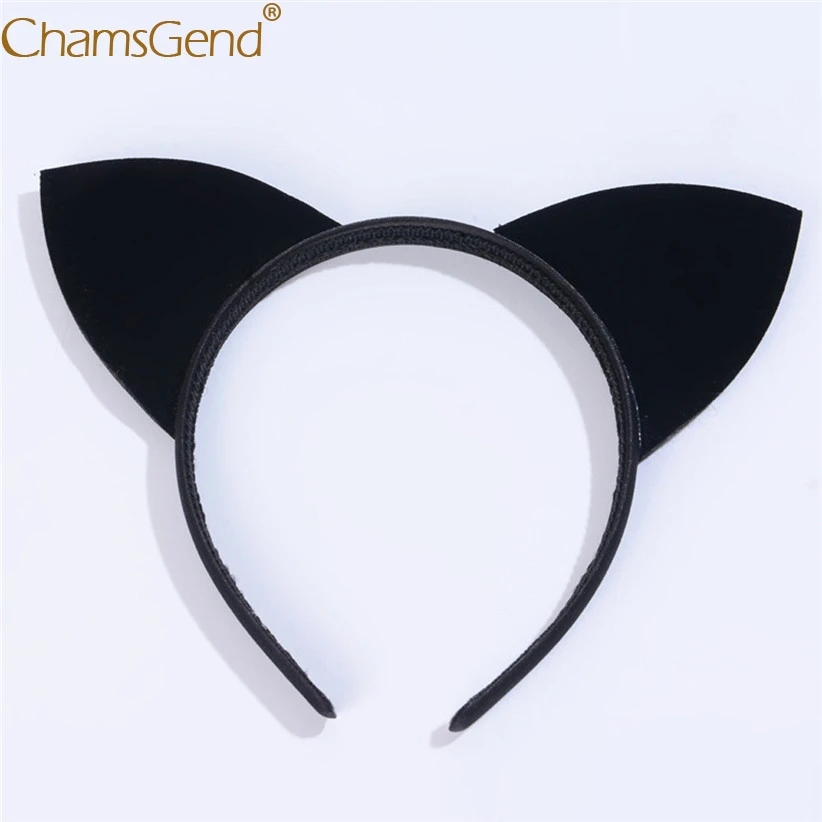 

Newly Design Women Black Cat Ear Sexy Headbands Hair bands Hoop For Club Party 80223