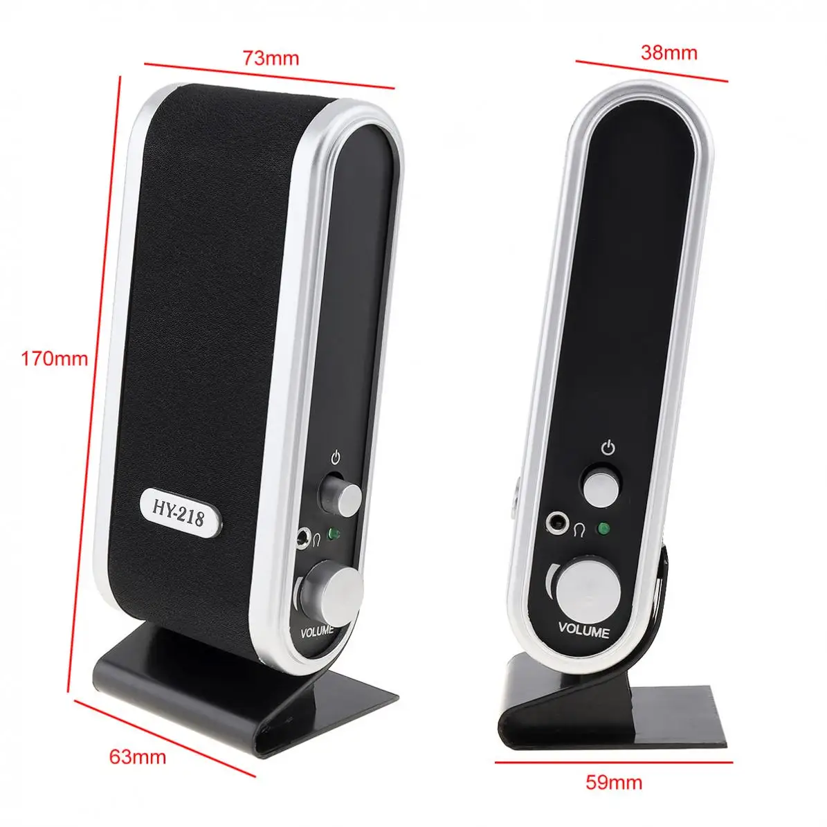 usb speakers with headphone jack