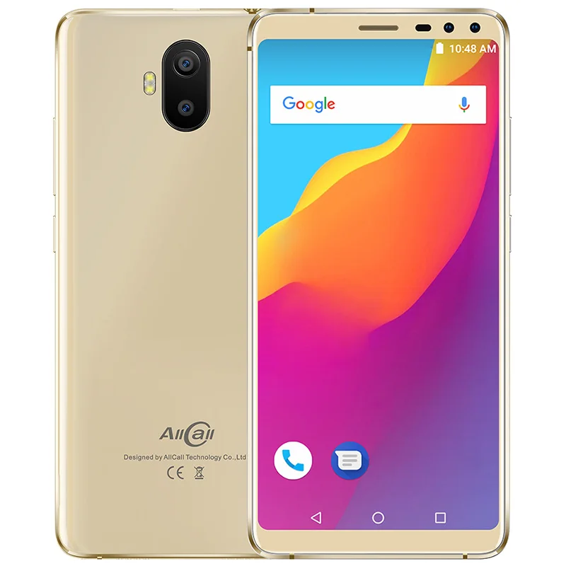 AllCall S1 фаблет 3G 5 'ཎ:9 ГЛОНАСС Экран Android 8 1 mt6580 четыре ядра 2 ГБ + 16 13MP двойной