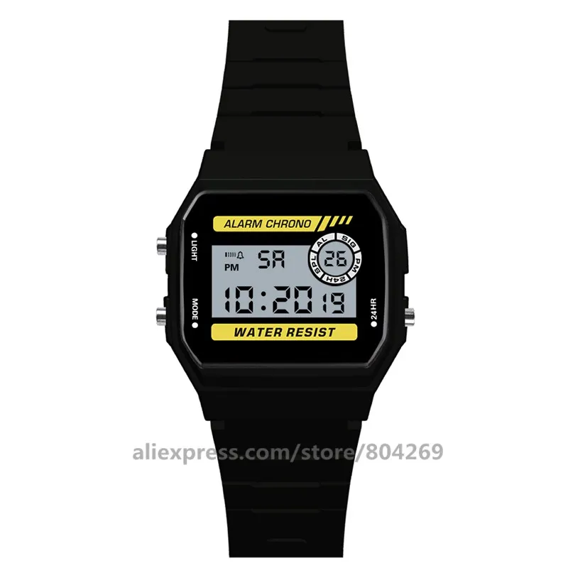 

Fashion Sports Cute Kids Watches Men Sport Casual LED Watches Men's Digital Clock Man Army Military Wrist Watches HONHX 94