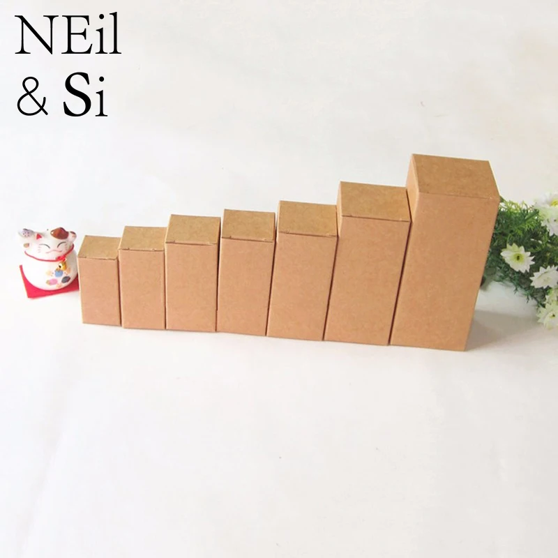 

Kraft Paper Box for Gift Perfume Lipstick Bottle Party Favor Candy Craft Torch Light Bulb Package Paper Boxes Free Shipping