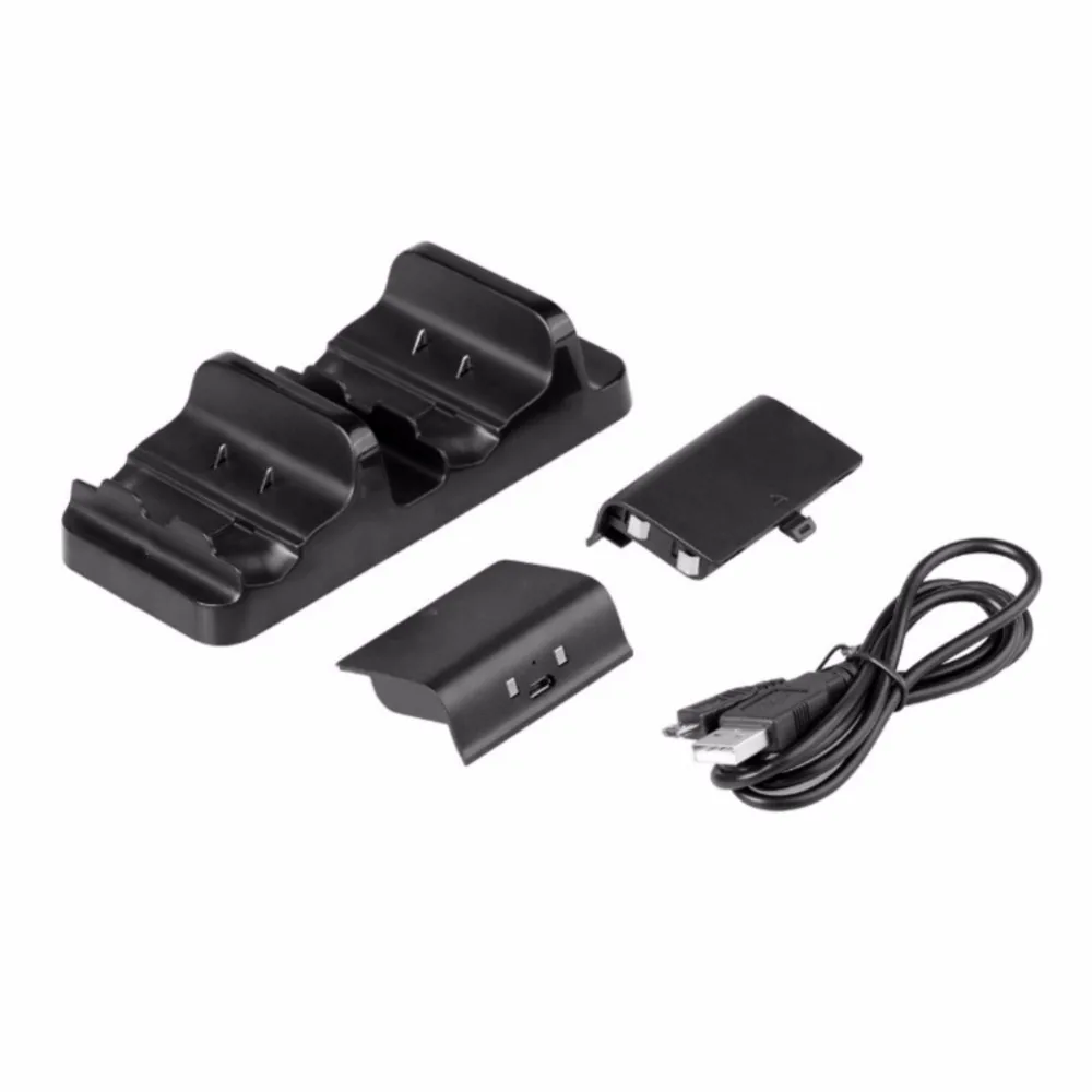 

for XBOX ONE Game Controller Ports Charging Dock Station Dual Charging Dock Controller Charger with 2pcs Rechargeable Batteries