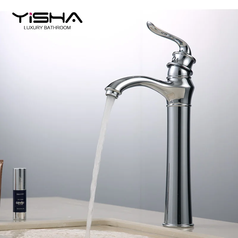 

Art Sally all copper with high European archaize hot and cold water tap the bathroom sinks art basin faucet