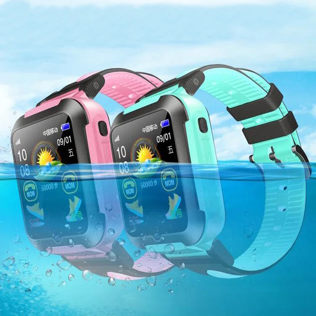 Цена Детские font b gps b font часы с отслеживанием местоположения, водонепроницаемые умные часы с камерой наблюдения, сенсорный экран, iOS, Android, детские наручны...