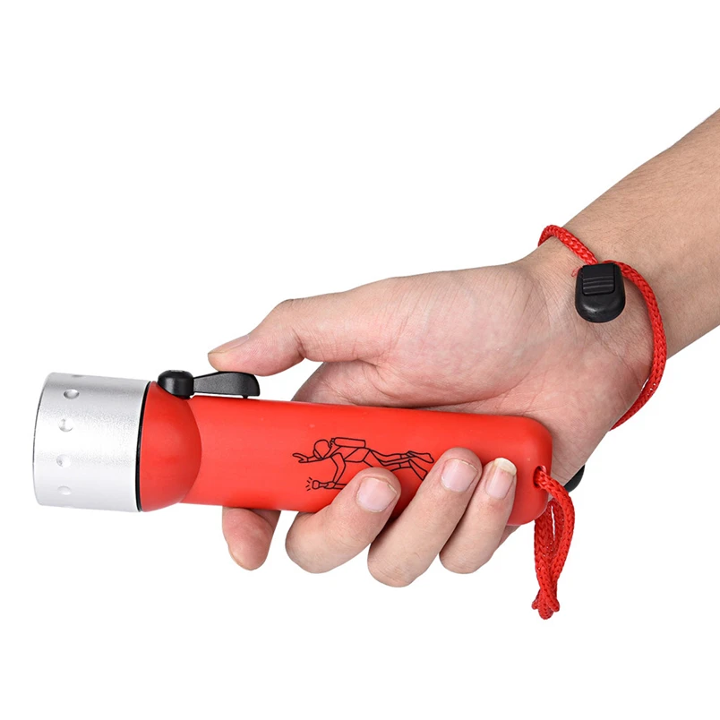 1PC High Quality Underwater 1200LM XM-L T6 LED Diving Flashlight Torch Lamp Light Waterproof AA Free Shipping F#N21 (2)