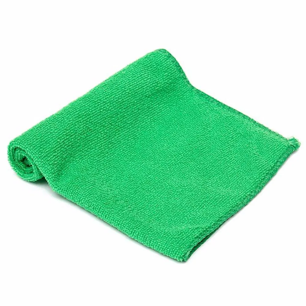 1 комплект, 5 шт., зеленый и синий микрофибра для чистки автомобиля, мягкая салфетка из микрофибры, полотенце для мытья пыли, инструменты для
