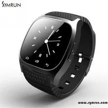 Symrun Smart Bluetooth Watch font b Smartwatch b font M26 With Led Display Barometer Alitmeter Music