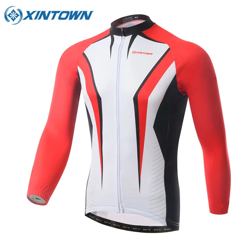 XINTOWN Велоспорт Джерси зимний длинный велосипед тепловой флис Ropa Roupa De Ciclismo Invierno Hombre Mtb Одежда 17 цветов - Цвет: 13