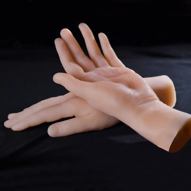 Lifelike Realistic Male Female Silicone Soft Hand Mannequin Display