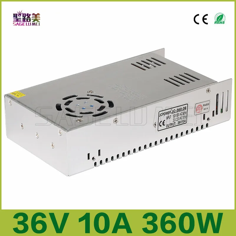 

Free shipping DC36V 350W 10A Universal Regulated Switching Power Supply for CCTV Led Radio Lighting Transformers Power Supply