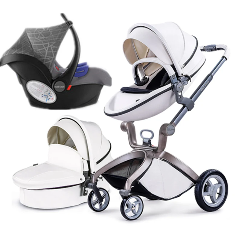 

Baby Stroller 3 in 1 With Car Seat High Landscope Folding Baby Carriage For Child From 0-3 Years Prams For Newborns