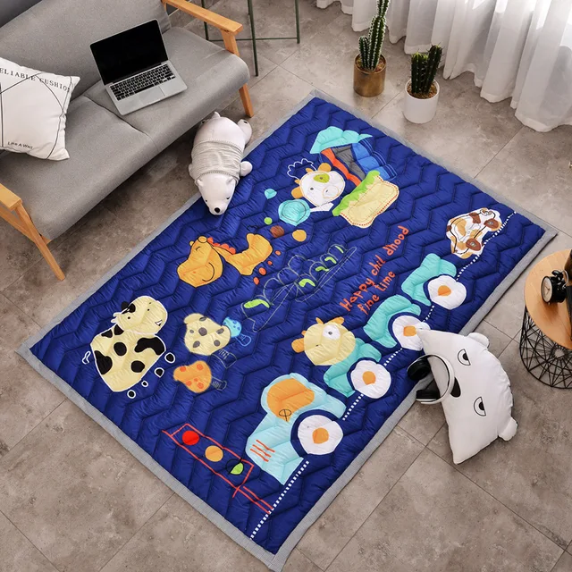 145*195 cm bebé Playmat algodón suave juego arrastramiento arrastre ... 145*195 cm bebé Playmat algodón suave juego arrastramiento arrastre ...