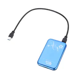 Портативный Черный 2.5 inch HDD SATA случае к USB 3.0 внешний Корпуса для жёстких дисков чехол для Тетрадь Настольный ПК 12*7.5*1 см