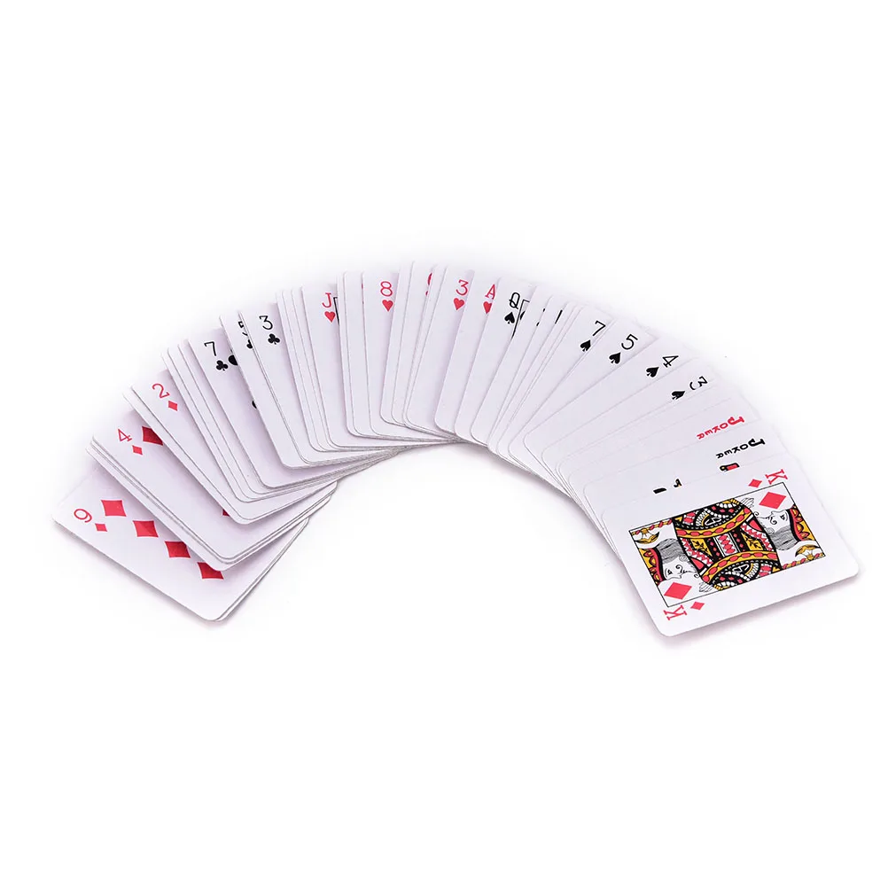 1 комплект покер маленькие игральные карты Семейная Игра Дорожная игра 5,3*3,8 см