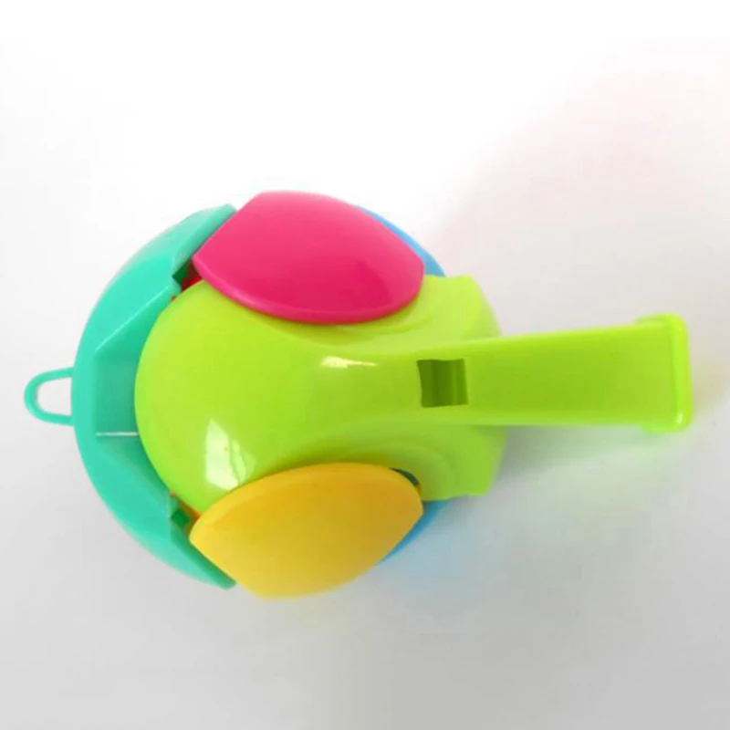 1 шт цветной футбольный свисток собранные игрушки для детей Подарки Развивающие игрушки