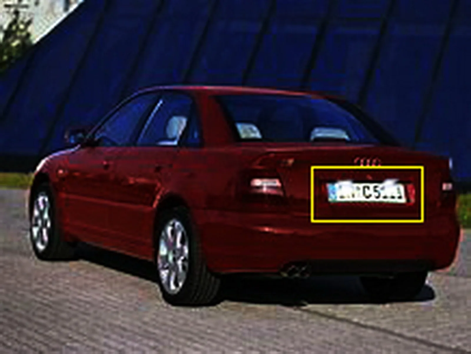 ANGRONG 2x белые светодиодные с Canbus номерной знак Светильник лампы Canbus для Audi A4 B5 1995-2001
