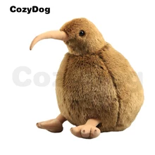 Новая Зеландия киви птица мягкая плюшевая игрушка коричневый киви подарок на день рождения мягкие животные игрушки киви птица 27 см 11''