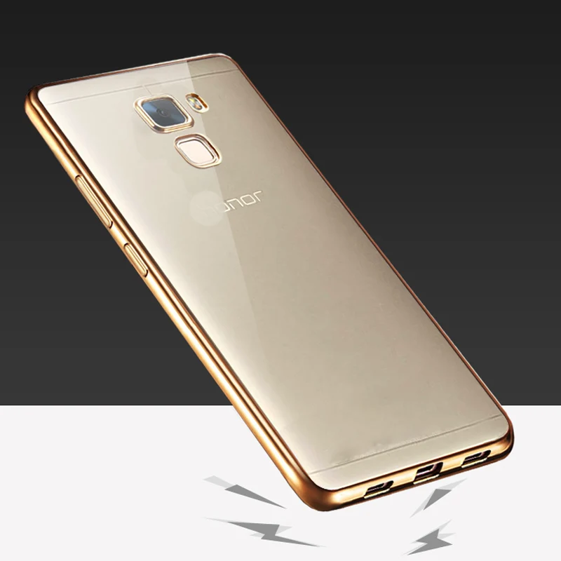 Ультратонкий чехол MONASI honor7 из прозрачного розового золота для honor 7 оригинальный