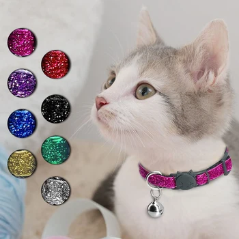 

Collar for Cats Products for Pets Dog Collars for Cat Collar Necklace Harness for Cats Bell Leash Kitten Glowing Collar Gato