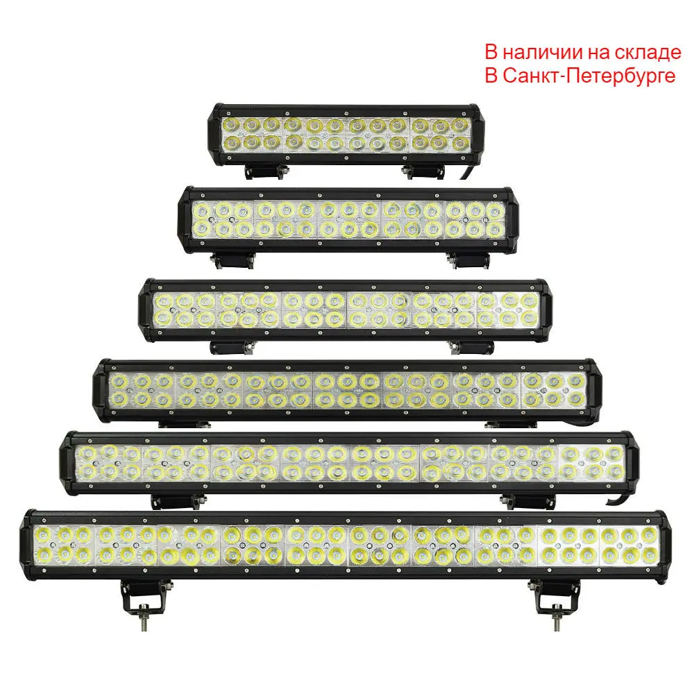 

LED Work Light Bar 12 Inch Spot Beam 4X4 SUV DRL Driving Headlight Truck Boat Pickup ATV Fog Lamp 6000K White Color Work Light