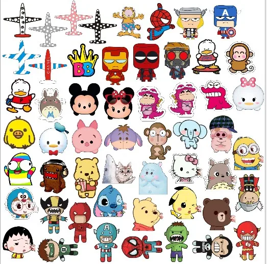 

Cute cartoon acrylic badge for kids Marvel Heroes Captain America acrylic brooches Children's pin accessories