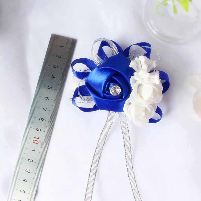 wrist corsage bracelet bridal wedding flowers Bridesmaid  (94)
