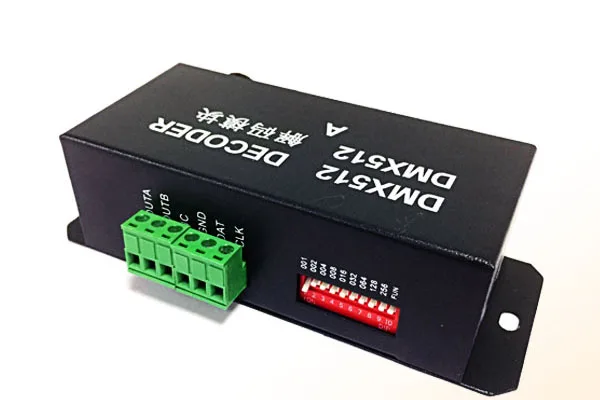 Декодер DMX512 DMX для фотографического светодиодного пиксельного контроллера |