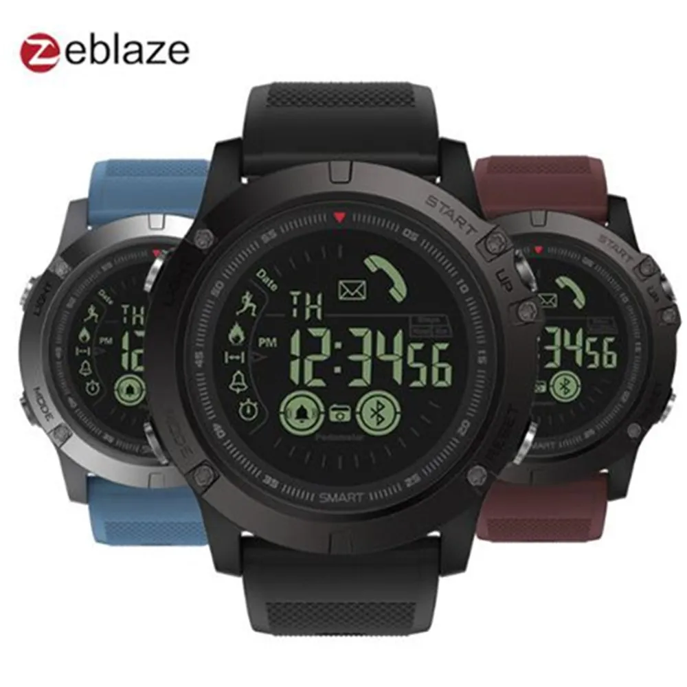 Zeblaze VIBE 3 reloj luminoso Dial Batería baja recuerdan Sport Smartwatch  33 meses de espera Smart Watch para IOS y Android|Relojes inteligentes| -  AliExpress