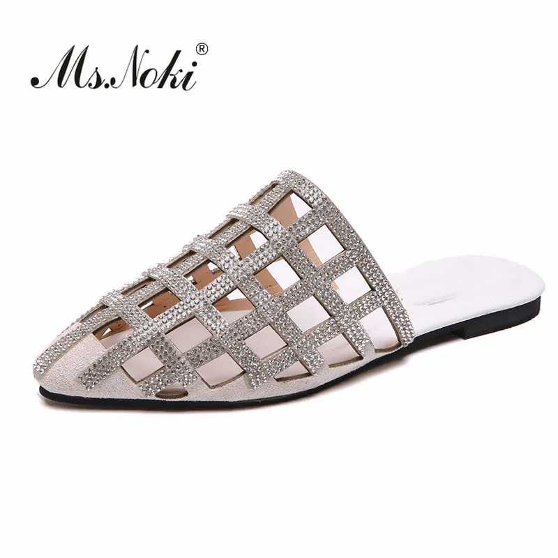 

Fashion crysyal solid women slippers lager size 35-43 shoes wedges outside ladies slipper summer new platforms woman slippers