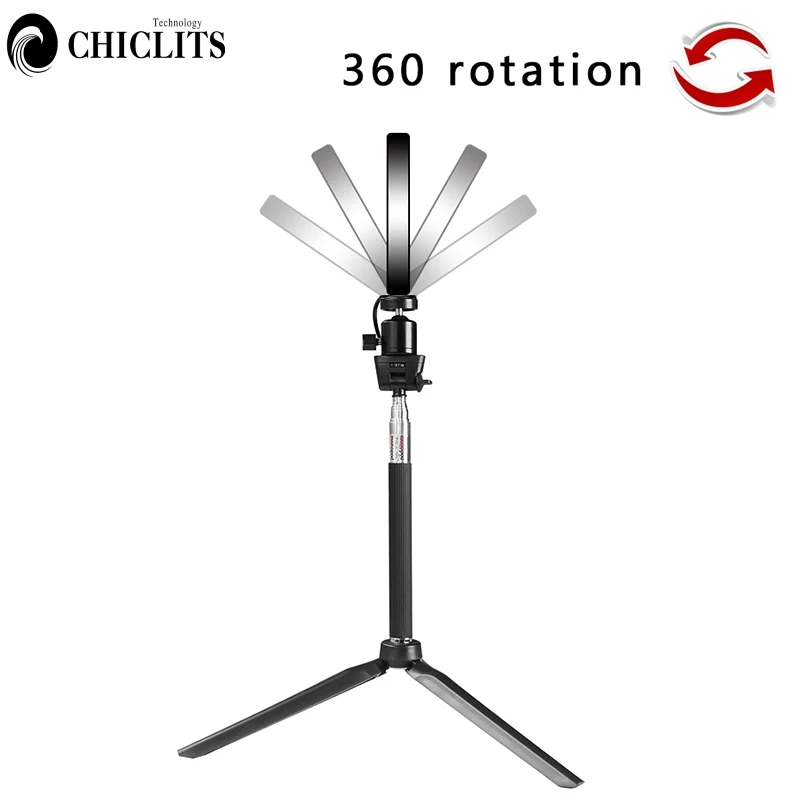 Dimmable LED Selfie Ring Light Youtube Video Photo Studio With Phone Holder USB Plug Tripod Photography Fill light | Электроника
