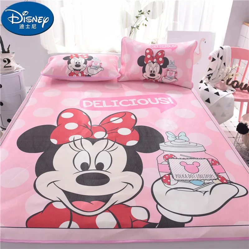 

Disney Minnie Mickey mouse Summer sleeping mat bed-mat for summer sheet set bed cover sleeping mat Mattress Cover