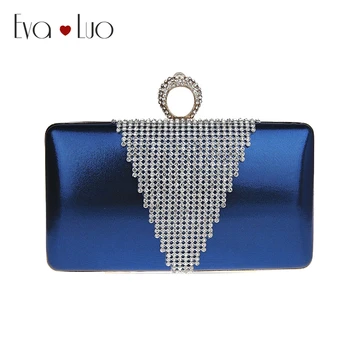 

A020 DHL Fast Shipping Crystal Rhinestones Diamond Ring Evening Bags Clutch Bags Clutches Lady Wedding Purse Wome Handbags