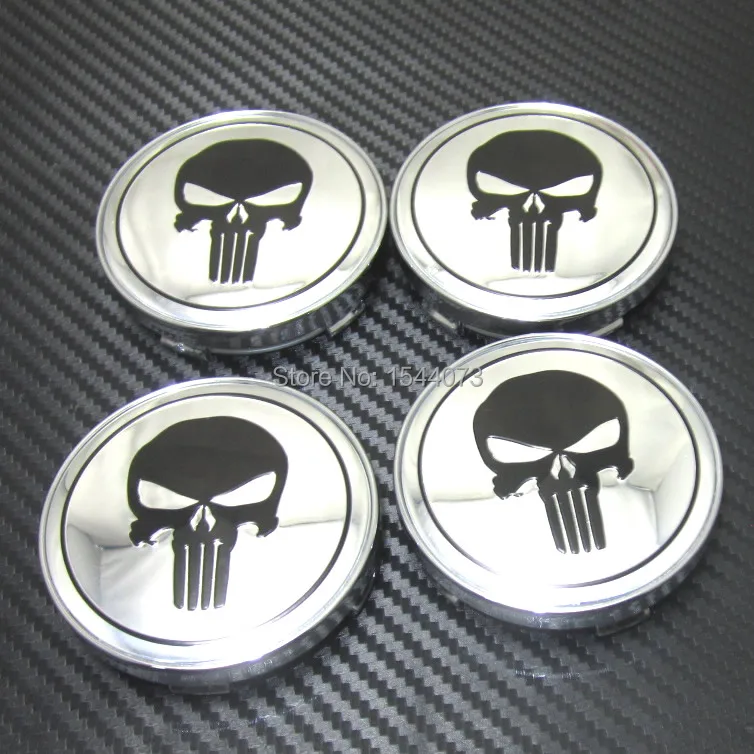 

4 X 60MM CAR METAL SKULL EMBLEM WHEEL HUB CAP CENTER RIM COVER BADGE FOR AUDI A3 A4 A5 A6 A7 A8 S3 S4S S5 S6 S7