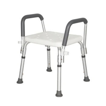 

High quality aluminum alloy bath commode chair plastic shower bench bath chair for elderly and pregnant women