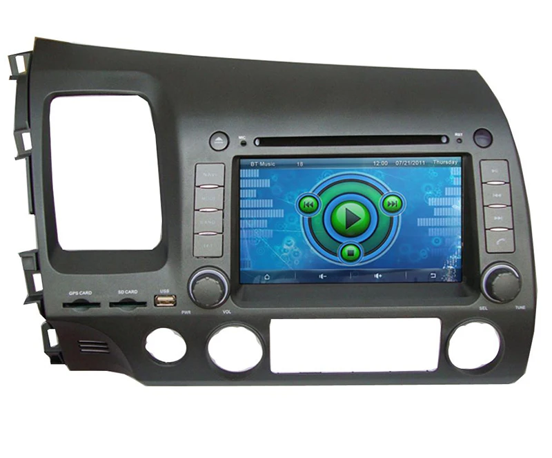 Автомобильный DVD плеер 7 &quotс GPS (опционально) стерео аудио радио BT головное