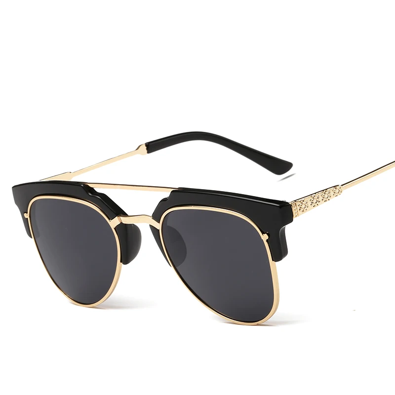 2017 New Women Brand Designer Sunglasses Aviator Luxury Unisex Mirror