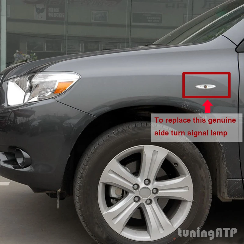 Динамический светодиодный указатель поворота крыльев указателей для TOYOTA high Lander