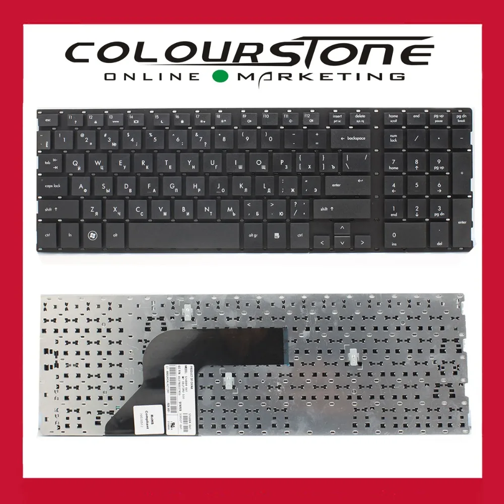 Russian Black laptop keyboard for HP 4510s 4515s 4710s
