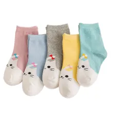 10 Pieces lot 5 Pairs Spring Autumn Baby Kids Socks Fashion Comfortable Pure Cotton Girl Calcetines