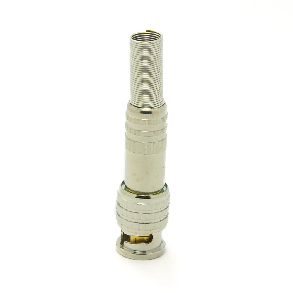 

Soldering BNC Male Connector Plug to RG59 Coax Cable Coupler CCTV Adapter