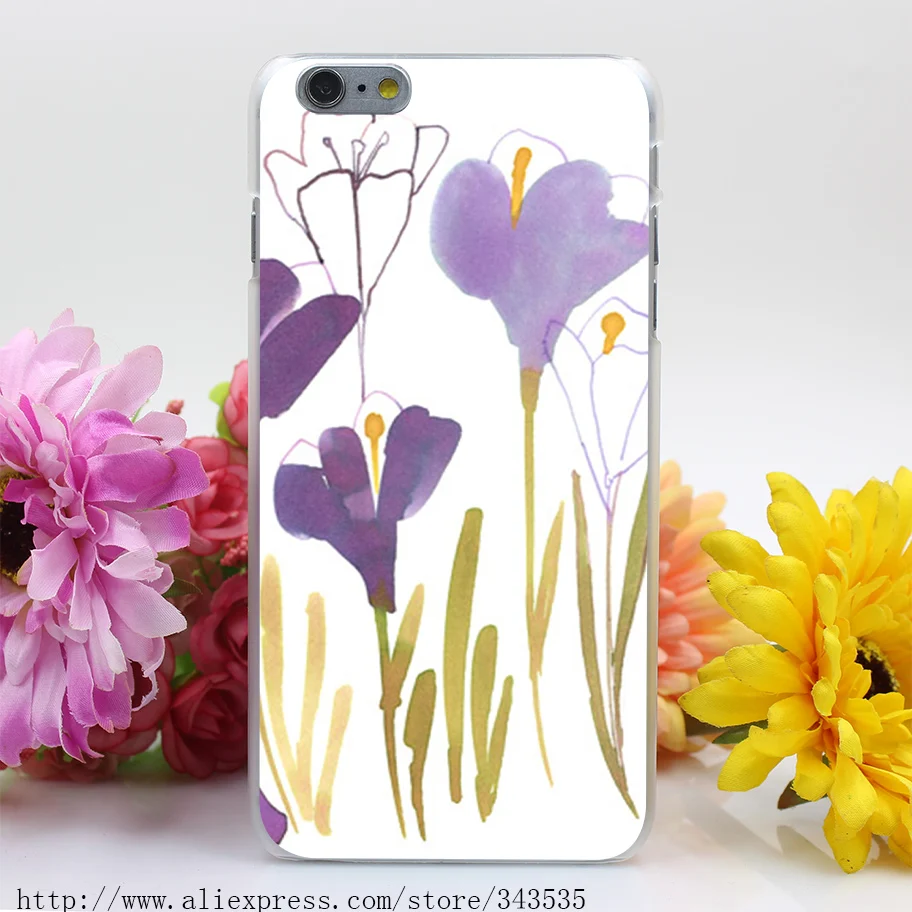 336OP IRIS_GARDEN Жесткий Прозрачный Чехол для iPhone 4 5c 4S 5 5S SE 6 s и Плюс|case for iphone|case iphone 4case plus