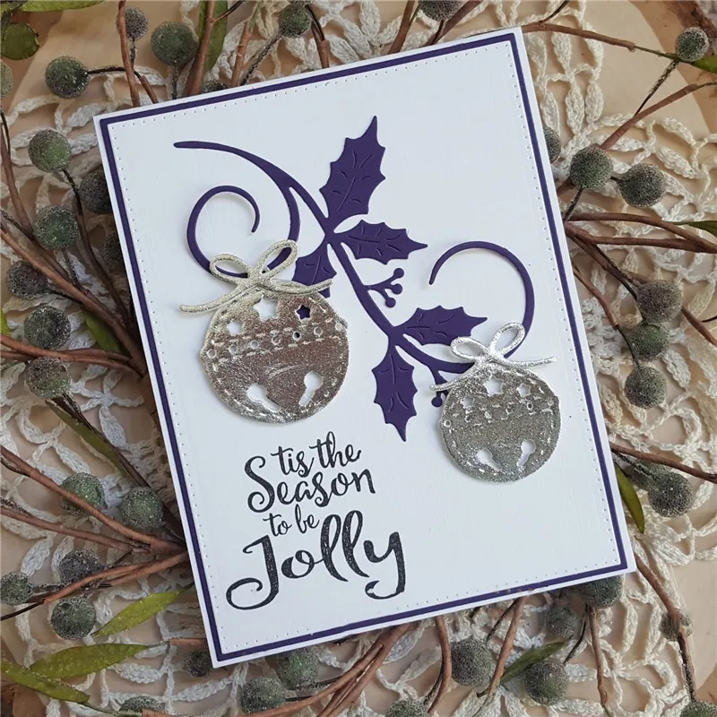 Naifumodo Embroidery Bell Dies Metal Cutting Dies Scrapbooking Stitch