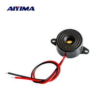 AIYIMA прочный 3-24 В пьезо электронный звуковой сигнал непрерывный звук звуковой сигнал 2312 активный пьезоэлектрический зуммер для Arduino автомобильный фургон