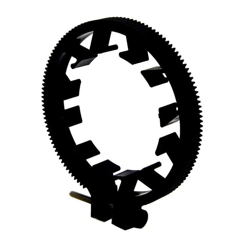OOTDTY ABS пластиковое регулируемое зубчатое кольцо для непрерывного изменения фокусировки пояса 65~ 75 мм для DSLR объектива Mod 0,8