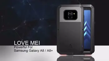 

Original Love Mei Brand Powerful case for Samsung Galaxy A8 2018 Life Waterproof Shockproof case for Samsung Galaxy A8+ 2018