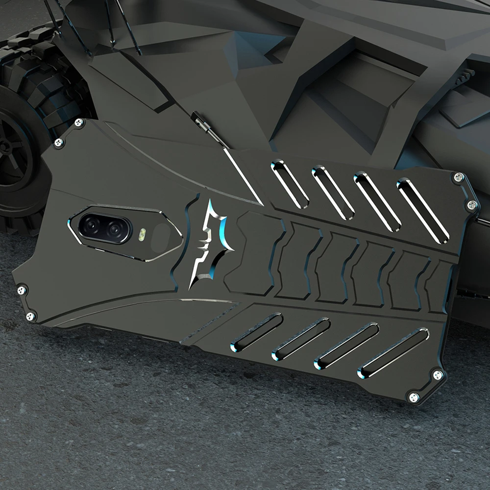 Чехол для Oneplus 7 7T Pro Batman Heavy Duty металлический алюминиевый чехол телефона 5T 6 6T