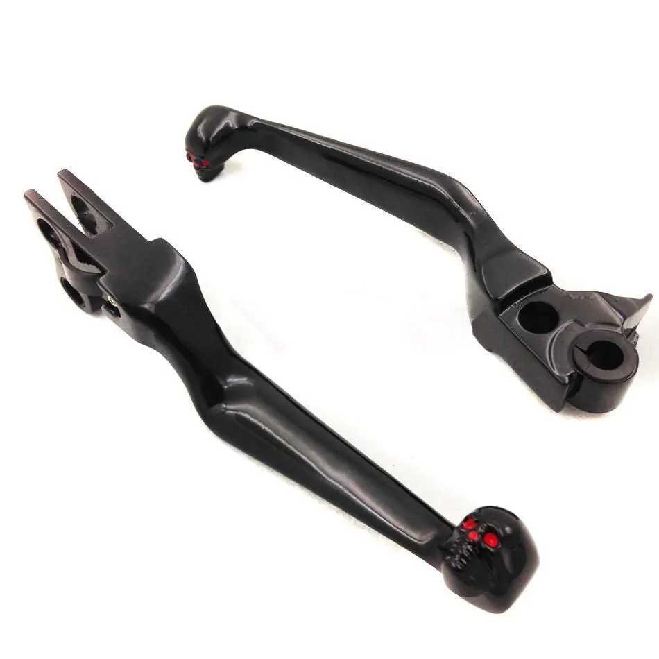 Skull Brake Clutch Handle Levers For 19962003 02 Harley Sportster Xl