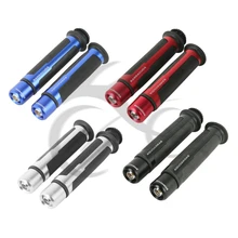 Новая одна пара 7/" Ручные ручки W/Бар Конец Руль для мотоцикла Горячая