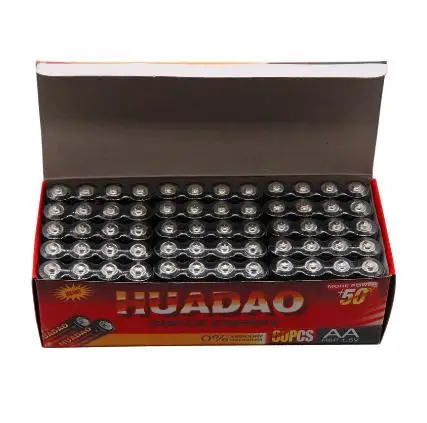 40 шт. щелочные сухие батареи Dolidada HUADAO AA 1 5 в для камеры калькулятора будильника