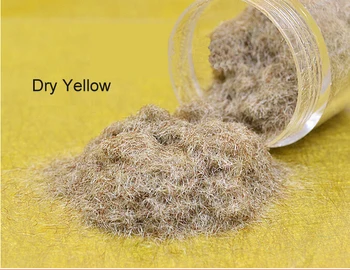 

Teraysun 100G Dry Yellow Color Nylon Grass Powder for Architectural Model Making